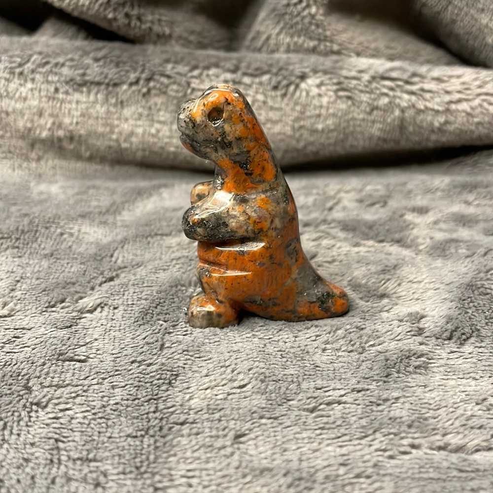Brecciated Jasper Stone Dinosaur